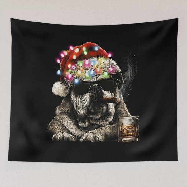 Item preview, Merry Xmas English Dog designed and sold by Poseyteso.