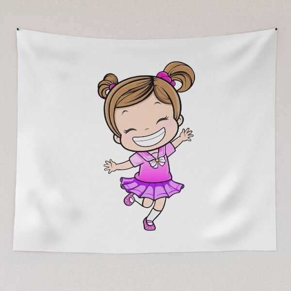 Item preview, girl in pink designed and sold by QuanntixArt.