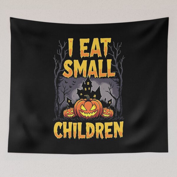 Item preview, I Eat Small Children Funny Witch Halloween Joke designed and sold by Say It With Ink.