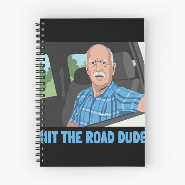 Item preview, Hit the Road Dude - Old Man Pickup Truck State Property Fishermen Lock Em Up designed and sold by loves789.