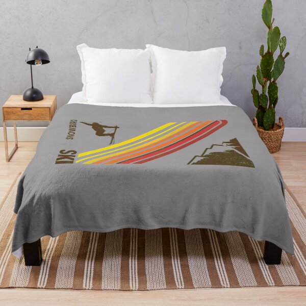 Item preview, Vintage SNOWBIRD Skier Retro Mountain Stripes-1 designed and sold by MATTHEWDRAYTON.