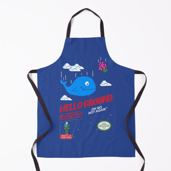 Item preview, Hello Ground! - Retro Pixel Whale Forty-Two designed and sold by mapedx.
