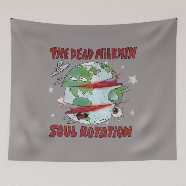 Item preview, The Dead Milkmen Soul Rotation Earth UFO Tee-21 designed and sold by REBECCACLEASE.