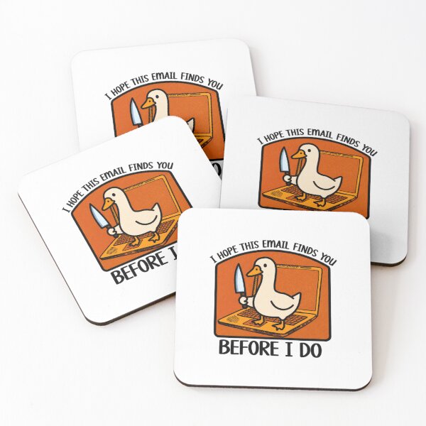 Item preview, I Hope This Email Finds You Before Do Goose Humor designed and sold by amberwell-snake.