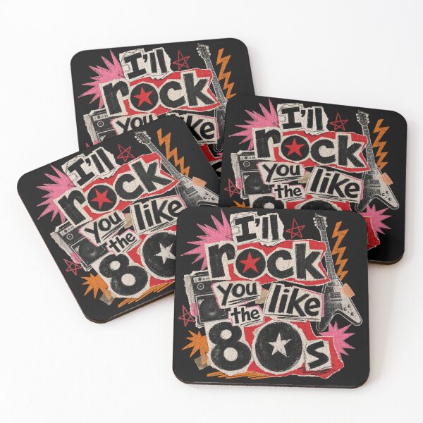Item preview, I'll Rock You Like the 80s Vintage Rock designed and sold by Nacho Average Designs.