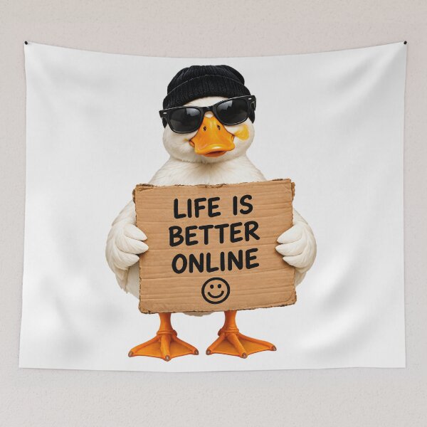 Item preview, Life Is Better Online designed and sold by zakvisuals.