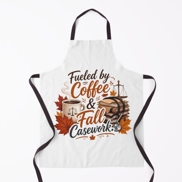 Item preview, Fueled by Coffee and Fall Casework – Funny Legal Nurse Autumn Gift designed and sold by CuteDesignables.