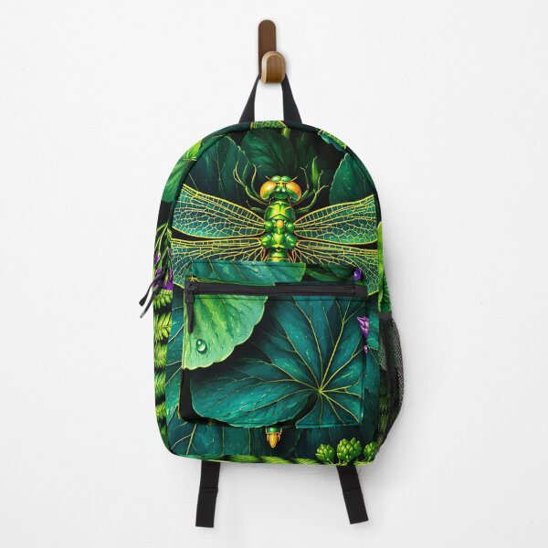 Item preview, Emerald Dragonfly in Enchanted Botanical Garden designed and sold by Curio Meridian.
