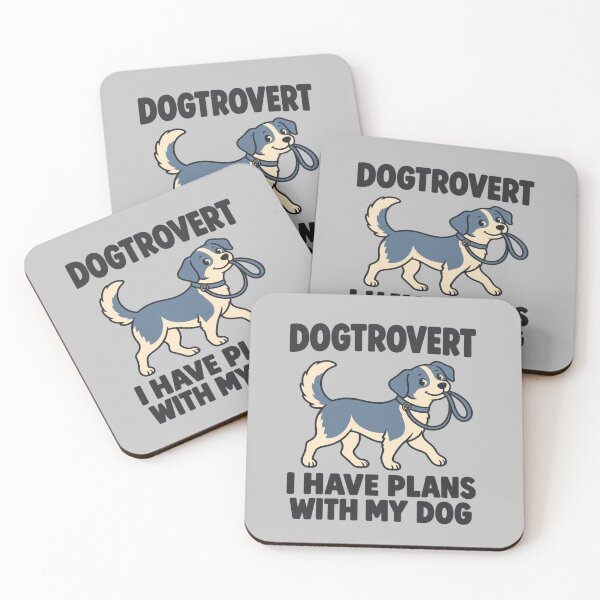 Item preview, Dogtrovert Plans with My Dog – Funny Minimal Dog Walking Art for Dog Owners Birthday Gift designed and sold by Im-Ara.