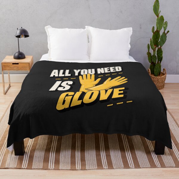 Item preview, All You Need is Glove - Funny Retro Love Pun designed and sold by Icareis-Studios.