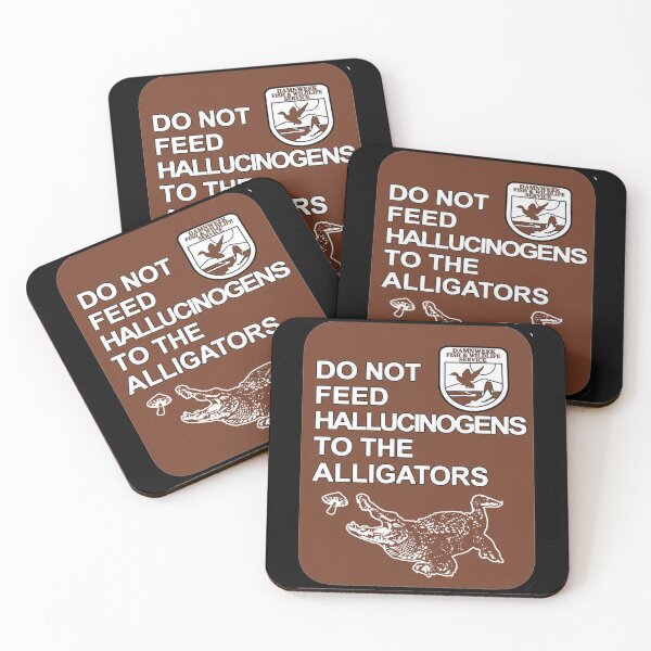 Item preview, Do Not Feed Hallucinogens To The Alligators designed and sold by OMITTEROMINOUS.