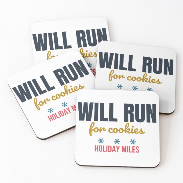 Item preview, Will Run for Cookies Funny Running Christmas designed and sold by harshu77.