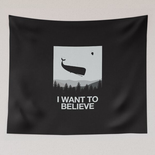 Item preview, I Want to Believe - Falling Whale designed and sold by mapedx.