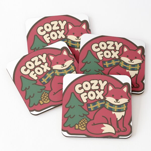 Item preview, Retro Red Fox Plaid Scarf Christmas Woodland Scene designed and sold by pumsquare.