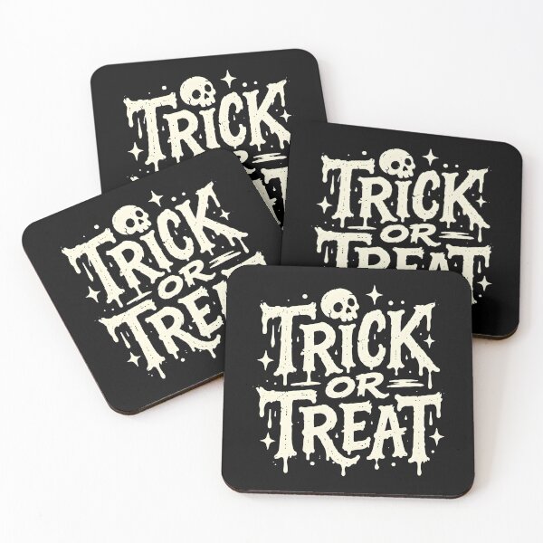 Item preview, Spooky Trick Or Treat Skull Drips Halloween Art designed and sold by OlyvieArt.
