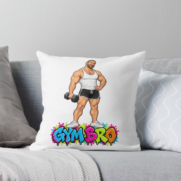 Item preview, Gym Bro Gay Graffiti Man Illustration designed and sold by Daddy Issues Art Co.