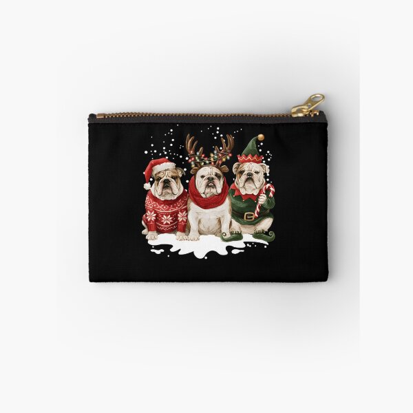 Item preview, English Bulldog Dog Christmas designed and sold by atticzimme.