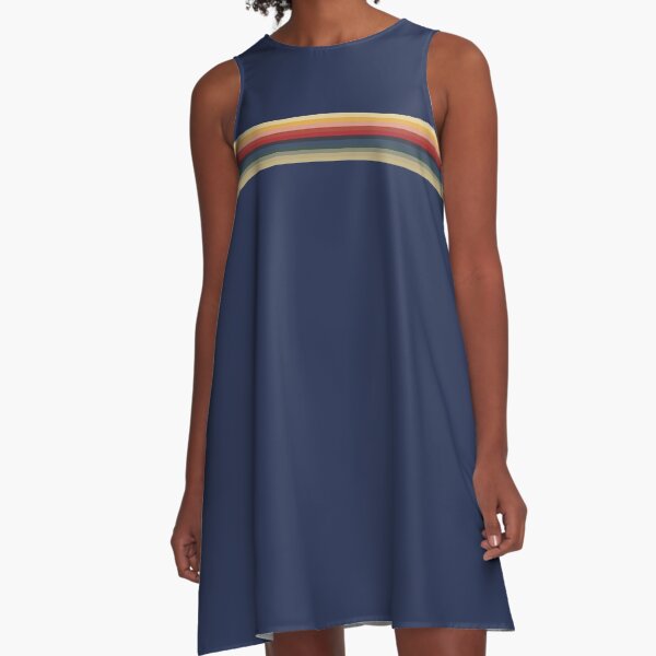 The Blue T-Shirt of Doctor Whittaker A-Line Dress