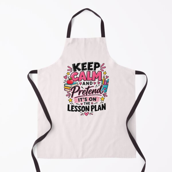 Item preview, Funny Teacher Saying | Keep Calm And Pretend It's On The Lesson Plan designed and sold by Aesthetic-Avenue.
