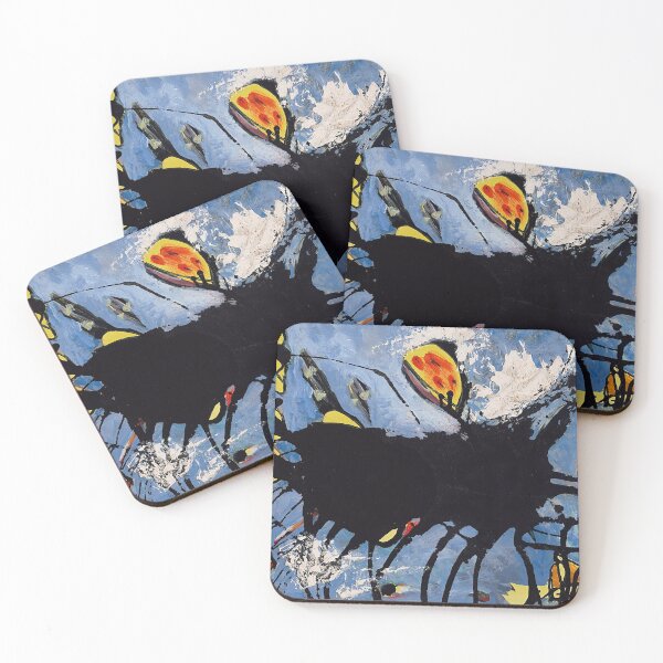 Item preview, Jackson Pollock Poured Black Shape designed and sold by MelvaReyaz.