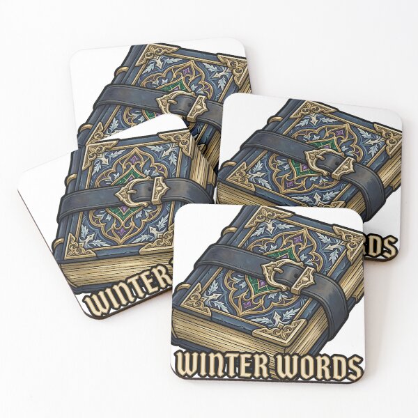 Item preview, Winter Words Dark Academia Leather Journal - Gothic Emblem designed and sold by IllumeInk.
