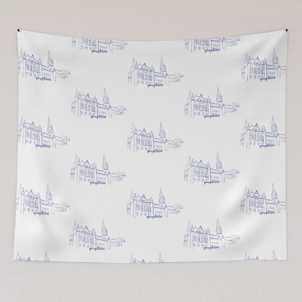 Item preview, Healey Hall Outline designed and sold by foote-ginettes.