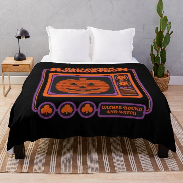 Item preview, Halloween Horrorthon Retro TV Jack-o-Lantern designed and sold by GiaoCalonas.