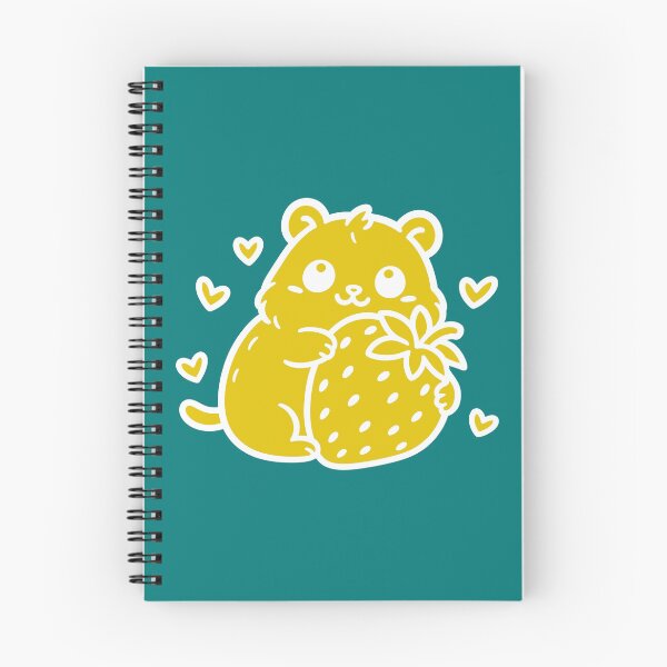 Item preview, Cute Hamster Hugging a Giant Strawberry Y designed and sold by studioabstract.