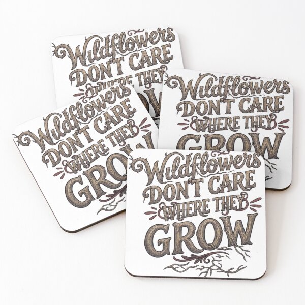 Item preview, Wildflower don't care where they grow designed and sold by Floral-Vitals.