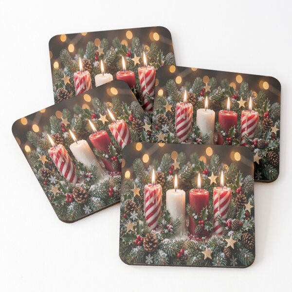 Item preview, Merry Christmas Advent Candles. designed and sold by Deepsleepstudio.
