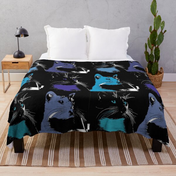 Item preview, Pop Art - Felix the Cat in Blue Tones designed and sold by ubiquitoid.