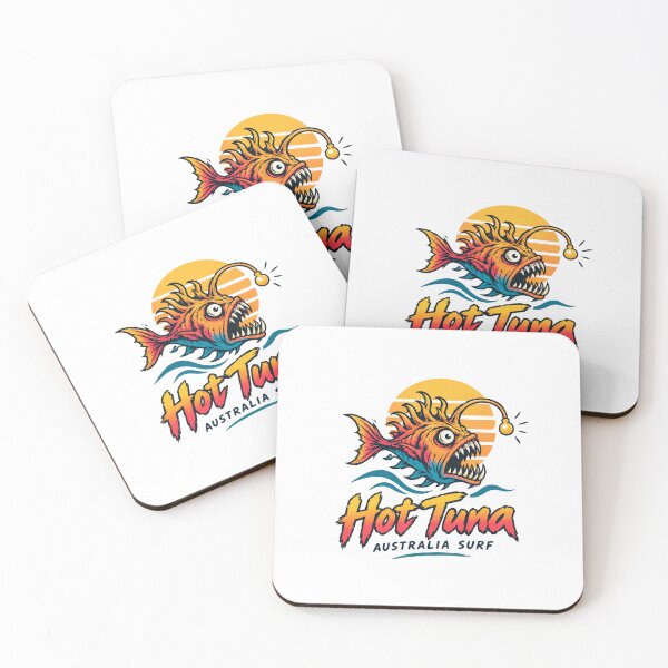 Item preview, Hot Tuna Surfwear Australia - Retro Fish Logo designed and sold by Colorful-Garden.