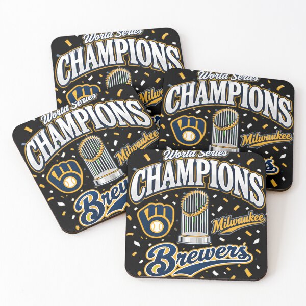 Item preview, Milwaukee Brewers World Series Champions Trophy Baseball designed and sold by KeeleyAberna.
