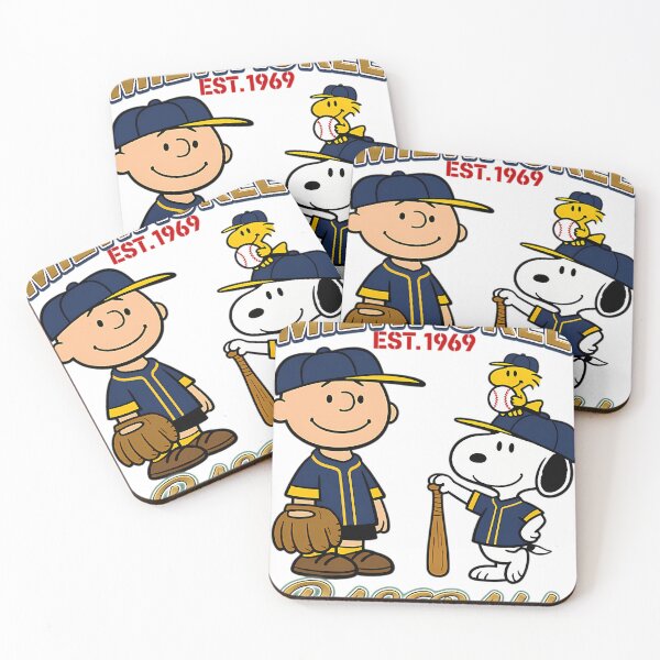 Item preview, Peanuts Charlie Brown Snoopy Brewerss Baseball designed and sold by KeeleyAberna.