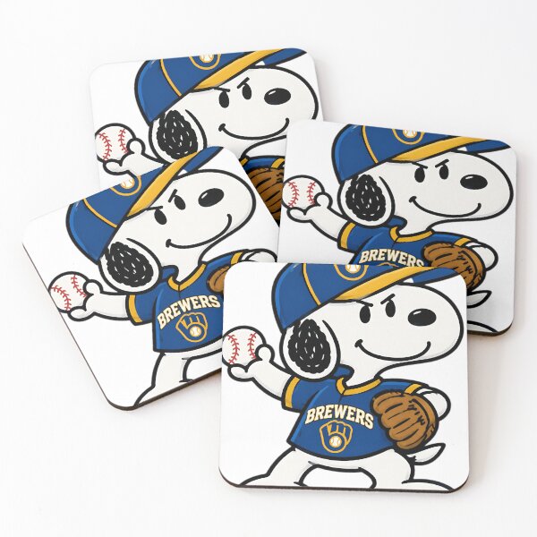 Item preview, Snoopy Brewers Baseball Retro designed and sold by KeeleyAberna.