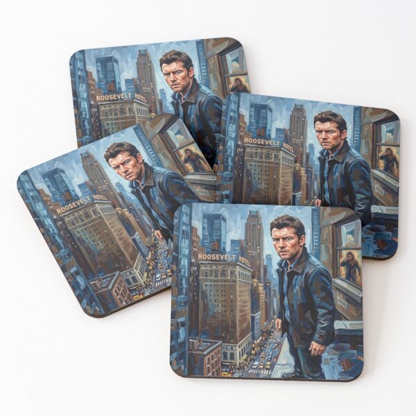 Item preview, Man on a Ledge Thriller Fine Art Tribute designed and sold by Art's Diner.