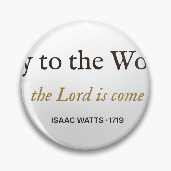 Item preview, Joy to the World the Lord Is Come Isaac Watts Hymn designed and sold by BrushAndBlankCo.