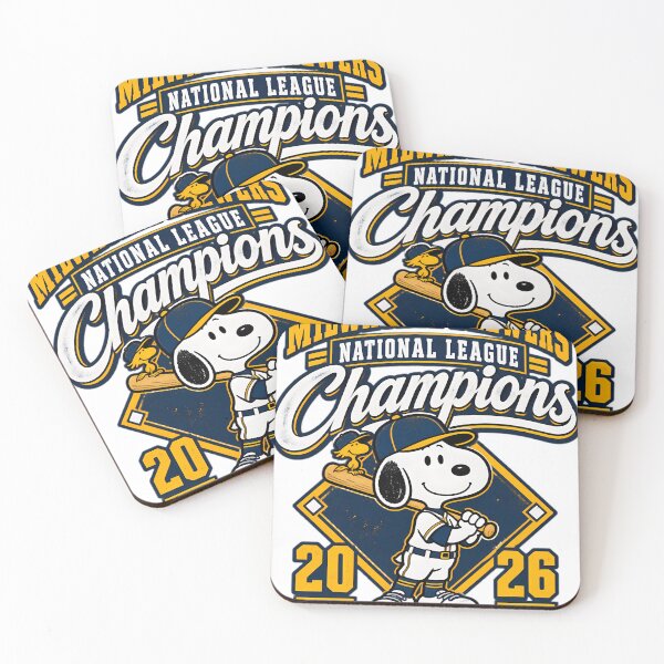 Item preview, Snoopy Milwaukee-Brewers world series champions designed and sold by KeeleyAberna.