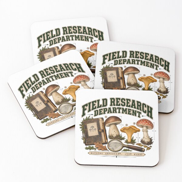 Item preview, Vintage Mushroom Field Notes Design - Field Research Department designed and sold by TeeVex.