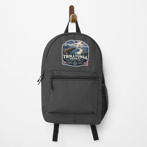 Item preview, Trolltunga Norway Epic Hiking and Fjord View Sticker TShirt 02 designed and sold by OuterShellUK.