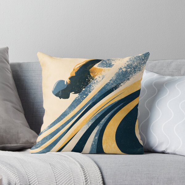 Item preview, Golden Wave Swimmer designed and sold by VisionaryVeils.