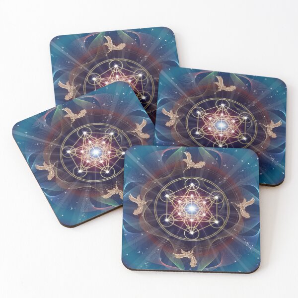 Item preview, Metatron's Cube - Merkabah - Peace and Balance designed and sold by DomeSimo.