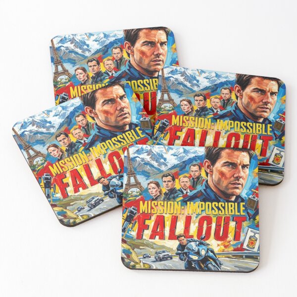 Item preview, Mission Impossible Fallout Action Fine Art Tribute designed and sold by Art's Diner.