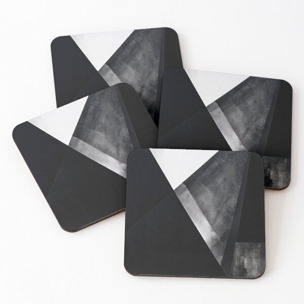 Item preview, Monochrome Angular Shards designed and sold by VisionaryVeils.