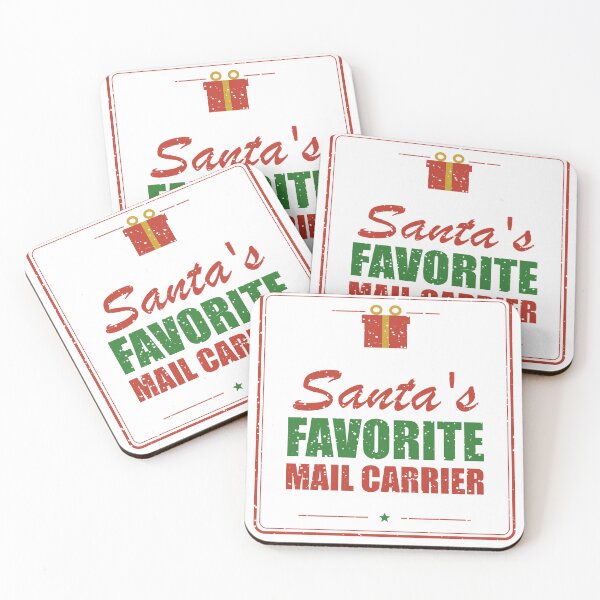 Item preview, Santa's Favorite Mail Carrier – Christmas designed and sold by SpruchwerkShop.