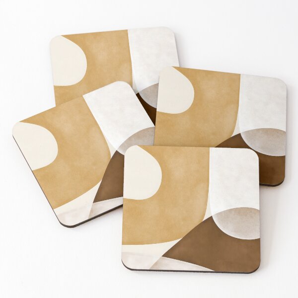 Item preview, Mustard Organic Shapes designed and sold by VisionaryVeils.