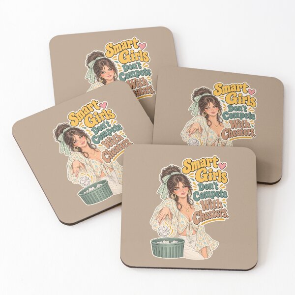 Item preview, Smart Girls Don’t Compete With Cheaters – Sassy Retro Art designed and sold by dailycake.