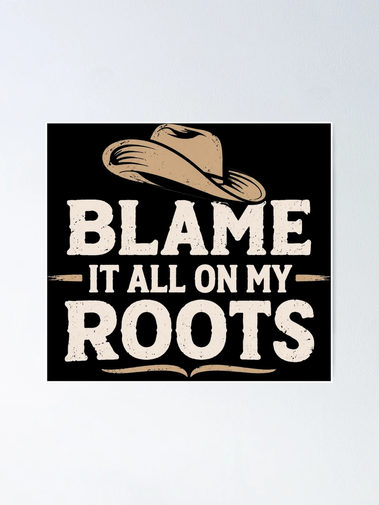 Thumbnail 1 of 3, Poster, Country Roots Typography designed and sold by RolandoBraun.