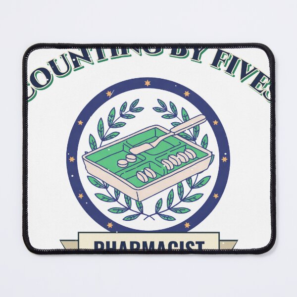 Item preview, Counting By Fives Pharmacist designed and sold by Phaedra Jones.