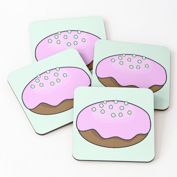 Item preview, Donut, dessert, glaze, pink icing designed and sold by PoppyPurple.